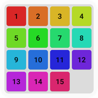 Grid Puzzle: Number Slide puzz