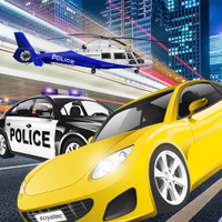 Police Car & Helicopter Chase