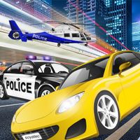 Police Car & Helicopter Chase