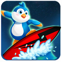 Penguin Surfer