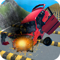 Car VS Speed Bump Car Crash