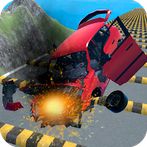 Car VS Speed Bump Car Crash