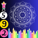 Mandala Royal,Color By Number