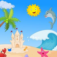 Winni the Poo Beach Party