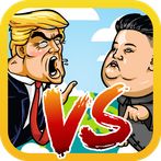 Trump vs Kim - the big red but