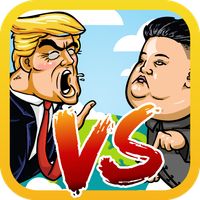Trump vs Kim - the big red but