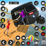 Tuk Tuk Auto Rikshaw - Stunt