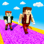 Block Craft Run Guys: Knockout