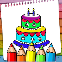 How to Color a Birthday Cake