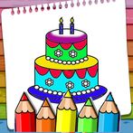 How to Color a Birthday Cake