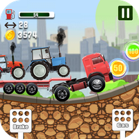 2D Tractor Transport Truck Sim