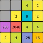 2048 Dark: Classic Number Puzz