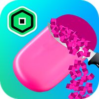 Soap cutting - Robux Soap Cut