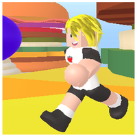 Obby Parkour Burger Cafe Room