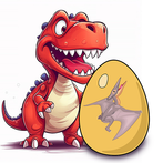 Drop and connect dinosaur eggs