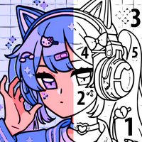 Anime Color by Number Paint