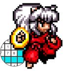 InuYasha Pixel Art Coloring