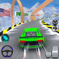 Mega Ramp GT Stunt Car Games