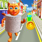 Toilet Paper Cat Run
