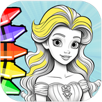 Princess Coloring Drawing Book