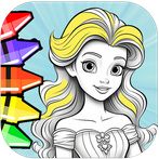 Princess Coloring Drawing Book