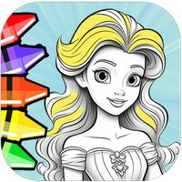 Princess Coloring Drawing Book