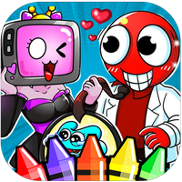 Toilet X Rainbow Color Friends