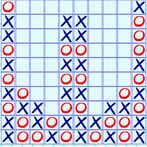 Крестики-нолики вертикальные