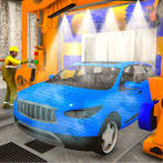 Car Wash Gas Station Garage 3D