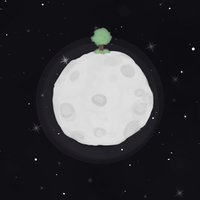 tree on moon