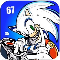 Soni Color By Number Cartoon