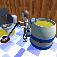 Clean Toilet - Restroom Games