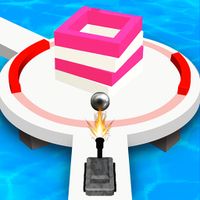 Fire Balls Hit Tower 3D Fun