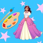 Princess coloring book girls