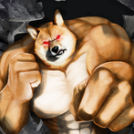 Backrooms Buff Doge Horror