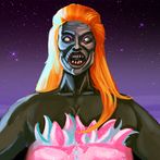 Scary Pink Granny Barby Horror