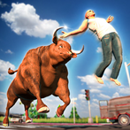 Wild Bull Attack Animal Games