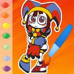 Digital Circus Coloring