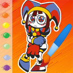 Digital Circus Coloring