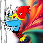 Pica Pau Coloring Book