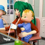 Naughty Twin Baby Mother Games