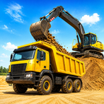 Excavator Construction Game 3d
