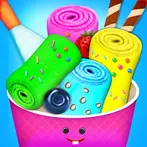 Ice Cream Rolls Maker Cook