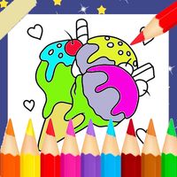 Coloring Ice Happy Cream