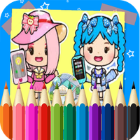 Miga Toca Coloring Game