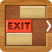 EXIT : unblock red wood block