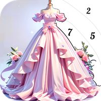 Princess Dress Coloring Game