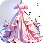 Princess Dress Coloring Game