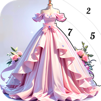 Princess Dress Coloring Game