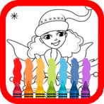 Fairy colouring book
